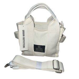 Urban Outfitters White Canvas Tote Bag